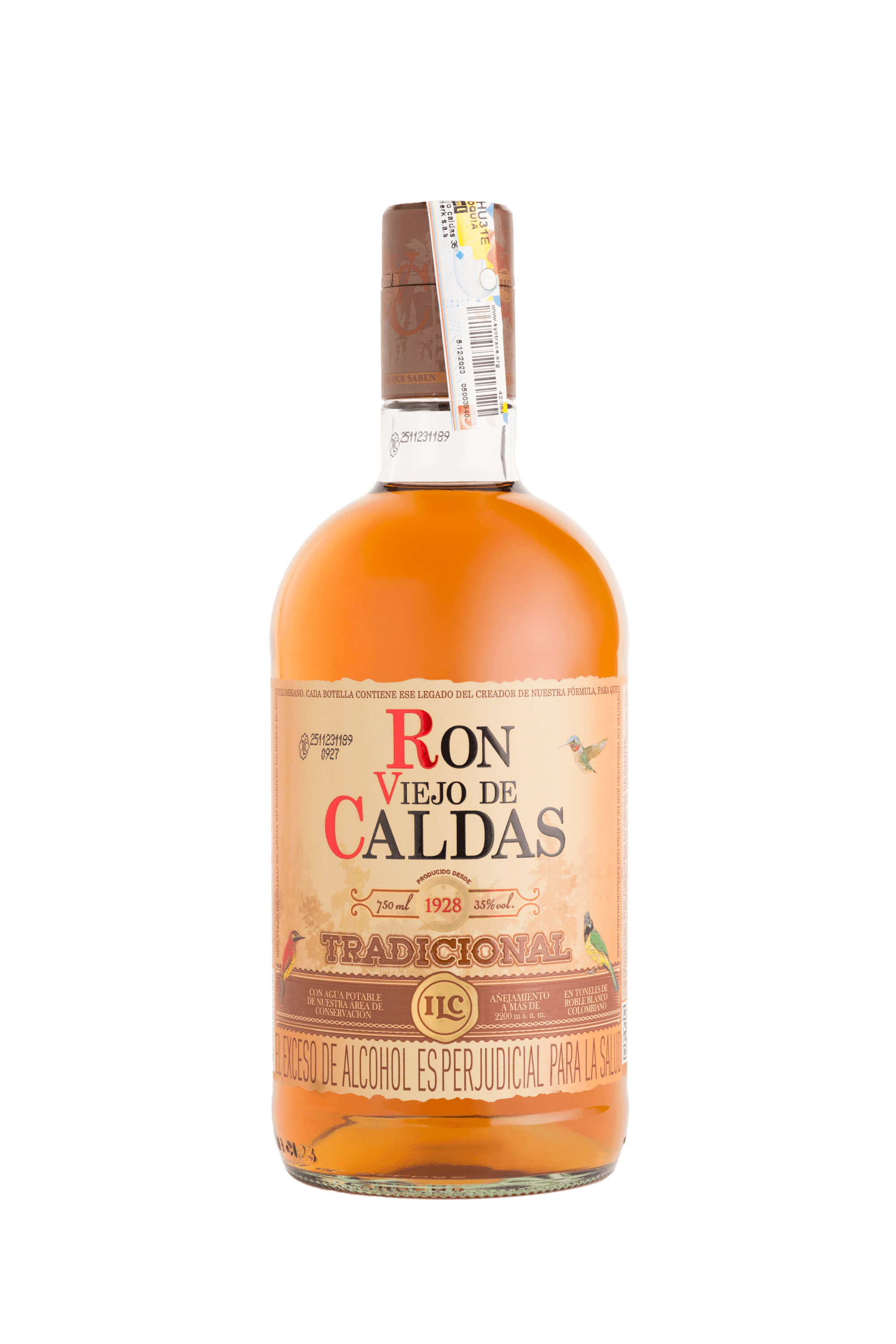 RON VIEJO DE CALDAS  x 750 ML